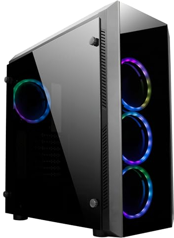 Chieftec GL-02B-OP Scorpion II Tower-Gehäuse, Temperglas