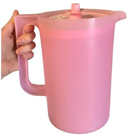 Tupperware Klassischer Krug mit Druckknopf, Pastellrosa
