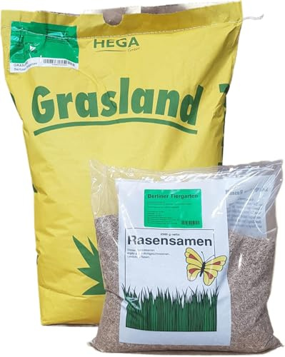 HEGA Grasland Rasensamen Berliner Tiergarten Rasen Samen Grassamen (10 kg (1 x 10 kg))