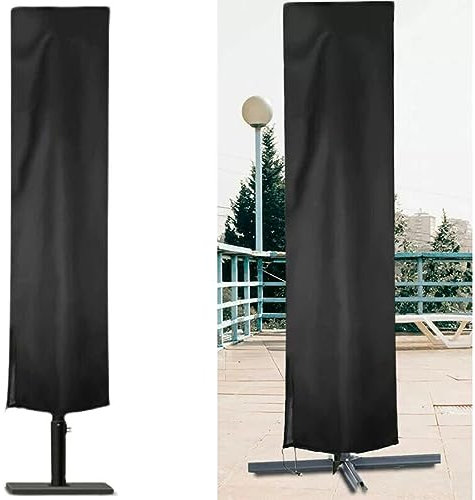 QCHIAN Ampelschirm Schutzhülle,Stand Sonnenschirm Hülle,Geeignet Für Den Schutz Von Tischschirmen Und Strandschirmen,210D Oxford Gewebe,Wasserdiht,Winddicht,Schneesicher, Anti (Größe : UP40X70X235cm)