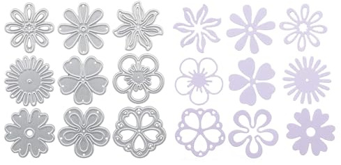 Stanzenshop - Stencil di punzonatura: fiorellini - fai da te creativi, progetti fai da te, ideale per scrapbooking, creazione di biglietti, rende l'arte accattivante!