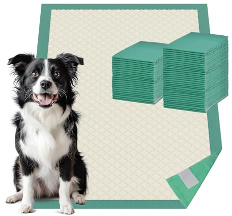 Gardner Pet Welpenunterlagen mit 4 Klebestreifen, 94x56 cm, 30 Stück | Einweg-Tiertrainingskissen, 4 Klebestreifen, XL Pee Pads, Für Welpen, Katzen, Kaninchen, Geeignet für Kiste/Käfig/Carrier
