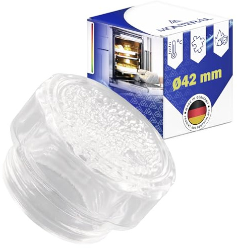 Tapa Cristal Lámpara Horno Ø42mm 481010646361 para Whirlpool para Philips | C00325847 para Ariston para Indesit - MADE IN EU - MONTERAL