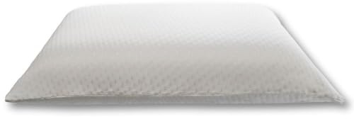 MAXIME MAISON - Almohadas Viscoelasticas 40x70 Made in Italy, Almohada Cervicales y Cuello Ergonómica para Dormir, Cojines Cama (1, Funda Clásica, Altura 13)