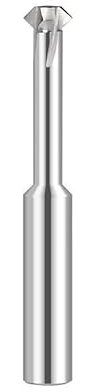 1pcs 90 Degree Front Back Deburrer Double Angular Chamfering Cutter Inner Chamfer for Metal Hole Internal Burr Removal CNC Tool(D12x42xD7.8xD12x75)