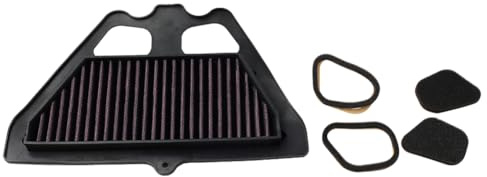 GZYF 1 pieza de limpiador de filtro de aire frío de alto flujo de plástico rojo para Z900 2017-21 ZR900 2017-19