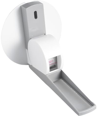 220 cm Höhenmesser, einziehbar, Stadiometer, Wandmontage, Höhenmessgerät mit Wandplatte, für Kinder und Erwachsene