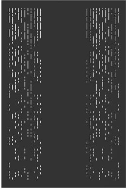 LE MARQUIER - Plaque Murale Graphic Noire Protection Thermique pour Poêle à Bois et Granulés en Acier Peint et Silicate de Calcium L80 H120 cm