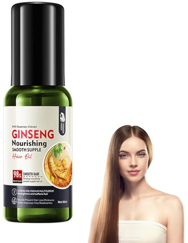 Smooth Hair Glatte Haarpflege-Essenz, 60Ml Feuchtigkeitsspendendes Haaröl Kopfhaut Und Haarstärkungsöl Haaröl Tägliches Öl,Repair & Anti-Frizz Haaröl Für Haare,Geeignet Für Trockenes Und Krauses Haar