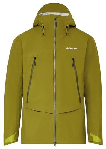 VAUDE Croz Alpine 3L Veste hardshell légère et résistante pour homme pour alpiniste, imperméable, coupe-vent et hautement respirante
