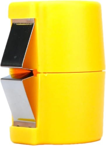 BAISEBAOFU Egg Peeler and Easy Shell Egg Opener | Egg Cracker Tool | Handheld Egg Separator Tool – No Mess, No Shell Pieces for Baking, Scrambled Eggs and Omelets (Yellow)