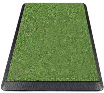 Hellery Tapis de Frappe de Golf, Tapis D'entraînement pour Le Coup de Départ, Appareil Portable, Tapis de Gazon Artificiel avec Base en Caoutchouc pour in, Style B