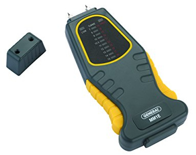 General Tools MM1E Moisture Meter, Pin Type, LED Bar Graph