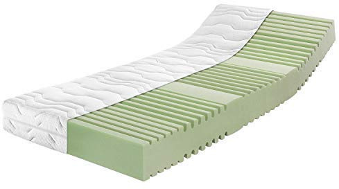 RAVENSBERGER Kaltschaummatratze Ortho-PUR | 80 x 200 cm | Höhe 18 cm | Härtegrad H2 | 7-Zonen | waschbarer Baumwoll-Doppeltuch-Bezug | Oeko-TEX® Standard 100 Zertifiziert | Made in Germany