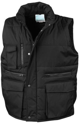 Result Mens Lance Bodywarmer/Gilet (Windproof & Showerproof) (M) (Black)