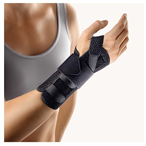 BORT ManuStabil® kurz Handgelenkbandage, large, schwarz, links