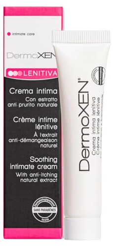 DERMOXEN Vaginal lindernde Intimcreme, Nützlich bei Juckreiz, Rötung, Brennen und Irritation im Intimbereich. Natürliche Wirksamkeit, klinisch getestet, ohne Kortison. 20 ml