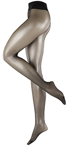 ESPRIT 20 DEN W Ti transparents fantaisie 1 paire, Collants Femme, Noir Black 3000, 44-46