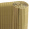 Ribelli Canniccio PVC Recinzione recinto Balcone frangivento, colorazione:bambù, Elementi:Tappetino Privacy in PVC, Dimensione:100 x 800 cm