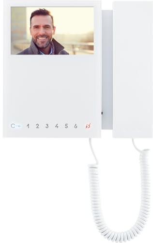 Moniteur mini blanc avec 8 boutons (COMELIT GROUP code 6701W/8)