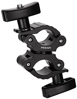 Proaim Double collier de serrage pivotant 38-50 mm pour rails de vitesse | Mât d'échafaudage | Pour barres/barres | Interconnexion rapide et sécurisée | Pivotant à 360° | Charge utile : 150 kg