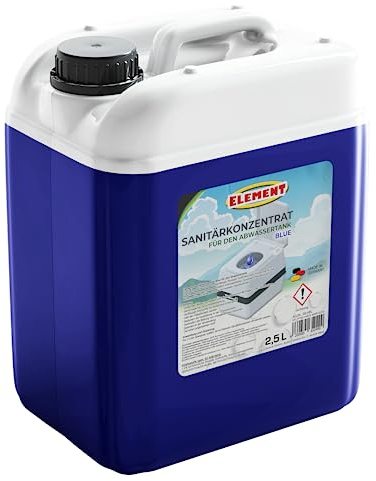 Sanitärflüssigkeit I Sanitärkonzentrat I Campingtoilette Abwassertank WC 2,5l I Blue I Sanitärflüssigkeit für Abwassertank der Campingtoilette I Sanitärzusatz für Campingtoilette I Toilettenzusatz