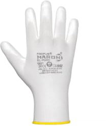 Marel 12 Paar Arbeitshandschuhe Mechanikerhandschuhe Montagehandschuhe Lederhandschuhe Leder (MARON-W-12) (10)