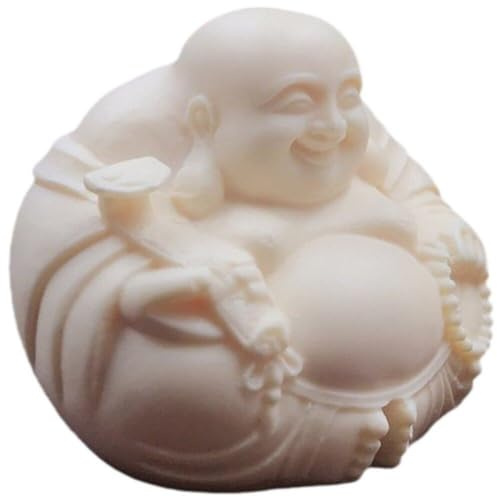 Lipfer Mini-lachende Buddha-Statue, Chinesische Feng Shui Lachende Buddha-Figur, Maitreya-Buddha-Ornament, Heimbüro-Dekoration, Zieht Reichtum Und Glück an