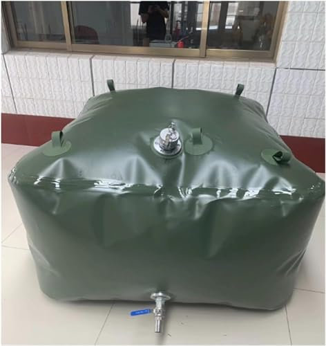 AviiSo El tanque de almacenamiento de aceite de vejiga de combustible de TPU, Plegable suave de gran capacidad. Bolsa contenedora de almacenamiento de líquidos para Bote RV(Size:2x1x0.5 m 1000 L/264 g