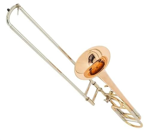 Posaunen Musikinstrumente Rose Gold Silber 3 Farbton Professionelles Messing Musikinstrument Bb/F Tenor F Key Posaune