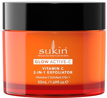 Sukin - Glow Active-C - Vitamin C 2 in 1 - Renewing with AHA - Sulphate and Paraben Free - Skin Care, Facial, Care, 50ml