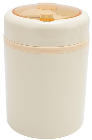 Yechiry Portapranzo Elettrico USB, Acciaio Inossidabile 304 60 ℃, Temperatura Costante, a Tenuta Stagna, Scaldavivande Portatile da 600 Ml con Cucchiaio, Ideale per Ufficio, Viaggi (Beige)