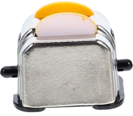 TOYANDONA Modèle Mini Machine à Pain Alliage Zinc avec Deux Pains Ornement Décoratif Réaliste pour Maison De Poupée Et Accessoires Jeux Micro Monde