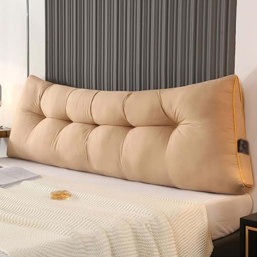Almohada triangular de lectura con forma de cuña, cojín lumbar grande para sofá, 90 x 15 x 50 cm, ideal para piernas y relajación, comodidad y diseño ergonómico