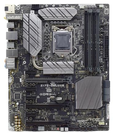Placa Madre Placa Base Fit For ASUS Z170-DELUXE LGA1151 Compatible con CPU 6600K, 6700K, 7350K, 7600K, 7700K y 6300T, 4 x DDR4 de 3400 MHz, HDMI, M.2, NVME, PCIe 3.0, ATX