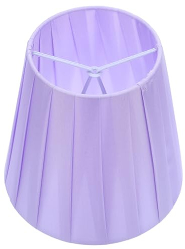 Purple Cloth Lamp Shade for Wall Lights Soft Light Cover | Iron Frame, Living Room Use, Sturdy Practical Build, Protects Eyes with Stylish Finish