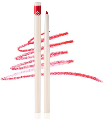 Cream eyeliner, röd eyeliner vattentät, torkbeständig och långvarig eyeliner penna för det perfekta ögonblicksstrecket, färgintensiv matta kajalpennor, krämiga kajalögon sminkpenna, ögonskugga och