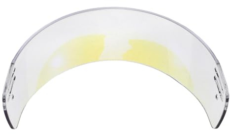 ifundom Visiera da Hockey su Ghiaccio a Mezza Visiera Inserto Antiappannamento, Protezione Antigraffio in Policarbonato Trasparente Ventilata per Casco da Hockey Adulti e Ragazzi Viti
