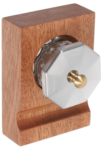 Uonlytech Porte-plume de Calligraphie Inclinable en Bois, Support Bureau avec Porte-encrier en Verre, Repose-plume Oblique pour Stylo et Pinceau, Organiseur Vintage pour Écriture et Dessin,