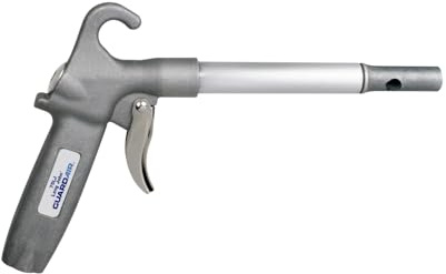 Guardair Long John Safety Air Gun with 06-Inch Aluminum Extension, High Performance OSHA Compliant Alloy Nozzle, Gray/Silver (75LJ006AA)