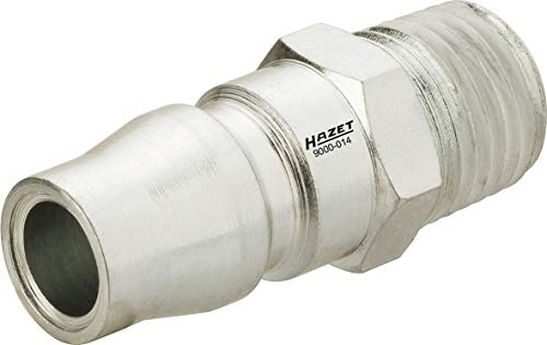 HAZET Luftanschlussnippel-Satz 9000-014/3, 3-teilig, Stahl, vernickelt | Stahl, vernickelt, 20 g, 3-teilig, Antrieb vernickelt, 400180 Zubehör , Verbindungsteile,, Verwendung: Japan, China, Korea