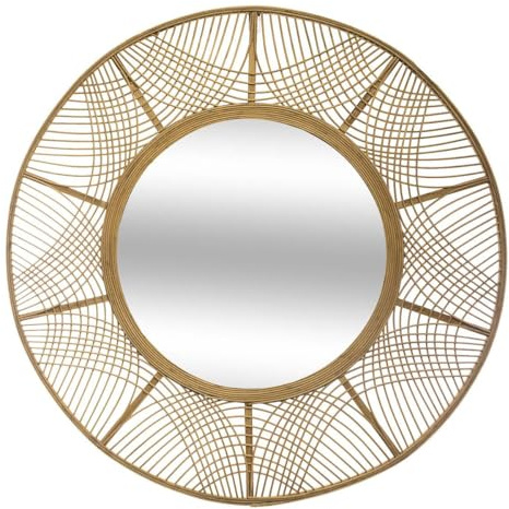 Atmosphera - Spiegel Ina - Bambus D 89 cm - Beige