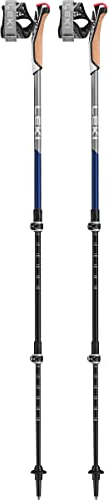 LEKI Traveller Carbon Stöcke, midnightblue-Dark metallic, 90-130cm