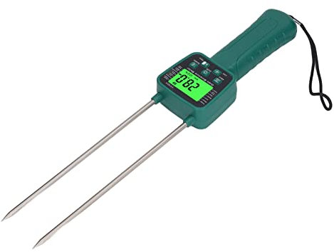 Digital Hay Moisture Tester, Wide Application Auto Shutdown Hay Moisture Meter for Crop