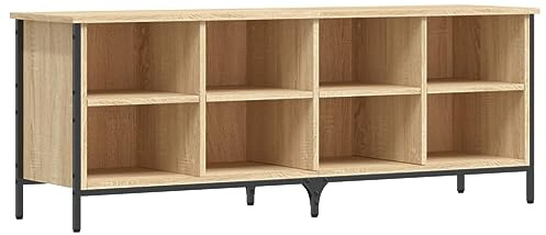 vidaXL Schuhregal Sonoma-Eiche 131x35x50 cm Holzwerkstoff