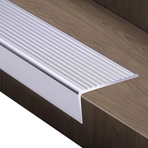 LIYI929GP Profilo per Scale, Protezione Bordi, Profilo Antiscivolo Bordo Scalas Gradino, Bordo della Scalas Ad Angolo, Impermeabile Profilo Paragradino delle Scale, per Gradini Esterni Interni