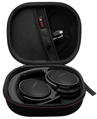 XANAD Étui de Transport pour Compatible Casque Bose quietcomfort Ultra/SC / QC45 / 35 II / QC25 / QCSE sans à réduction Bruit Wireless Headphones kit (Noir)