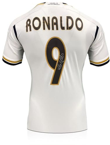 Exclusive Memorabilia Von Ronaldo de Lima signiertes Trikot von Real Madrid