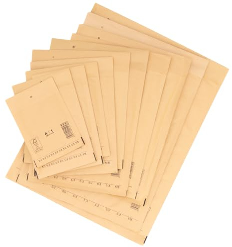 verpacking Luftpolstertaschen 200x275 mm D4 Braun Versandtaschen - Luftpolsterumschlag Polsterumschläge selbstklebend 50 Stück