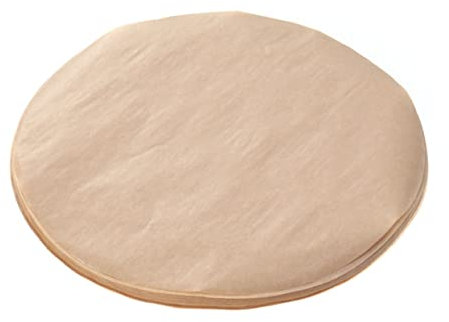 OKUMEYR 100 Hojas De Papel Pergamino Sin Blanquear Papel Para Hornear Circular De 9 Pulgadas Para Moldes Para Pasteles Redondos Antiadherentes Y Resistentes A La Grasa Para Tartas De Queso